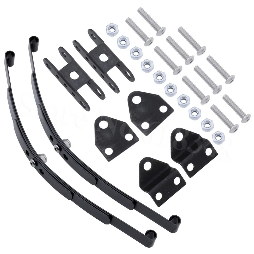 1 Set - Starre Bladvering Stalen Stang Kit voor 1/10 RC Rock Crawler - RC4WD D90 Onderdelen - Duurzame en Betrouwbare Vering voor RC Voertuigen - Precisieonderdelen voor Optimale Prestaties - Compleet Veringset voor RC Rock Crawler Modellen