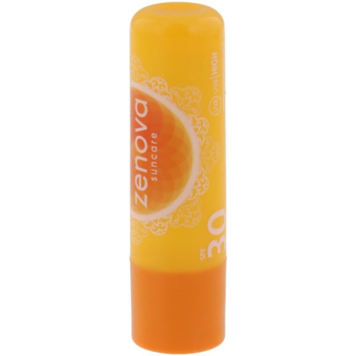 Zenova suncare lippenbalsem - lipbalsem sun spf30 - factor 30 - high protection - vegan - 4,3 gram - zon - neutraal
