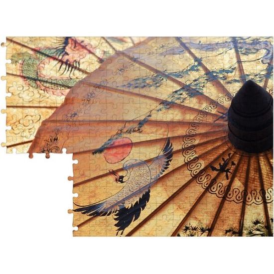 SENZA – Puzzel – Japandi Design – 1000 Stukjes – Inclusief Opbergzak – Legpuzzel – Karton – Decoratief Ontspannend Puzzelspel – 68 x 48 cm