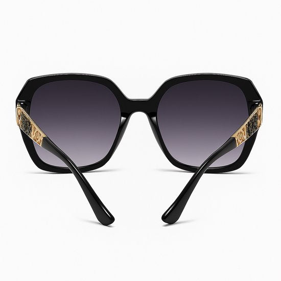 Butterfly Zonnebril UV400 Gepolariseerd - Dames Zonnebril Zwart PurpleStar Z6000 - Luxe Vlinder Bril met Polarized Lenzen - Fashion Sunglasses voor Autorijden Strand Vakantie en Dagelijks Gebruik