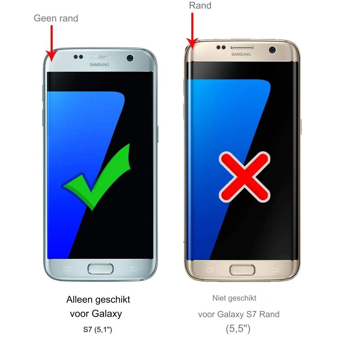 Samsung Galaxy S7 Premium Mobiele Telefoon Flip Cover - Boekhoes met Geïntegreerde Magneet - PU Lederen Case - Beschermende Telefoonhoes met Stijlvol Design - Portemonnee Functie - Kaartsleuven - Standfunctie - Compatibel met Galaxy S7 - Luxe Bescherming