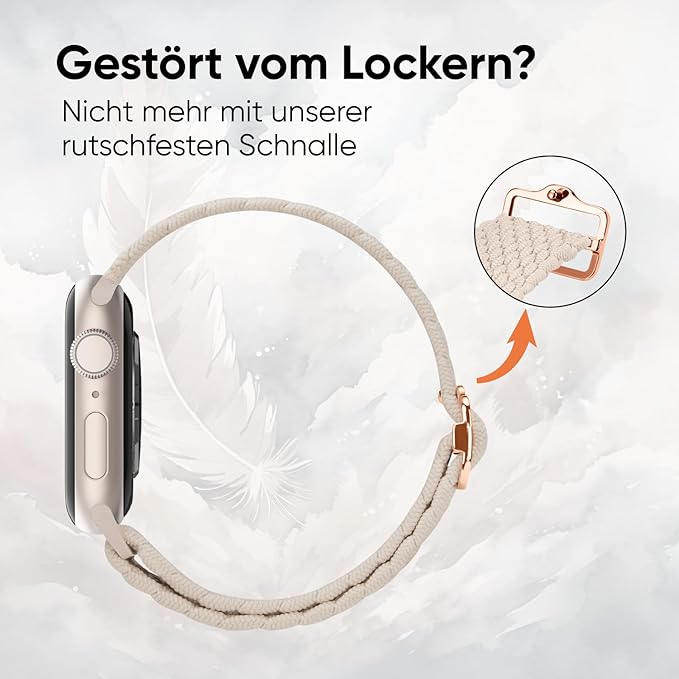 4 Stuks - Gevlochten Nylon Apple Watch Bandjes - Vervangingsband - Compatibel met Apple Watch 38 mm 40 mm 41 mm - iWatch SE Series 9 8 7 6 5 4 3 2 - Nylon Sportband voor Dames en Heren
