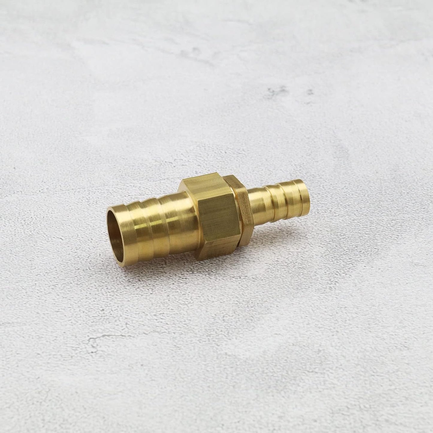 3/4 naar 1/2 Barb Slangkoppeling Vervanging - Rechte Messing Barb Koppeling Reducerende Dubbelzijdige Koppeling Accessoires voor Lucht Water Brandstof Olie - Duurzame Oplossing voor Veelzijdige Toepassingen