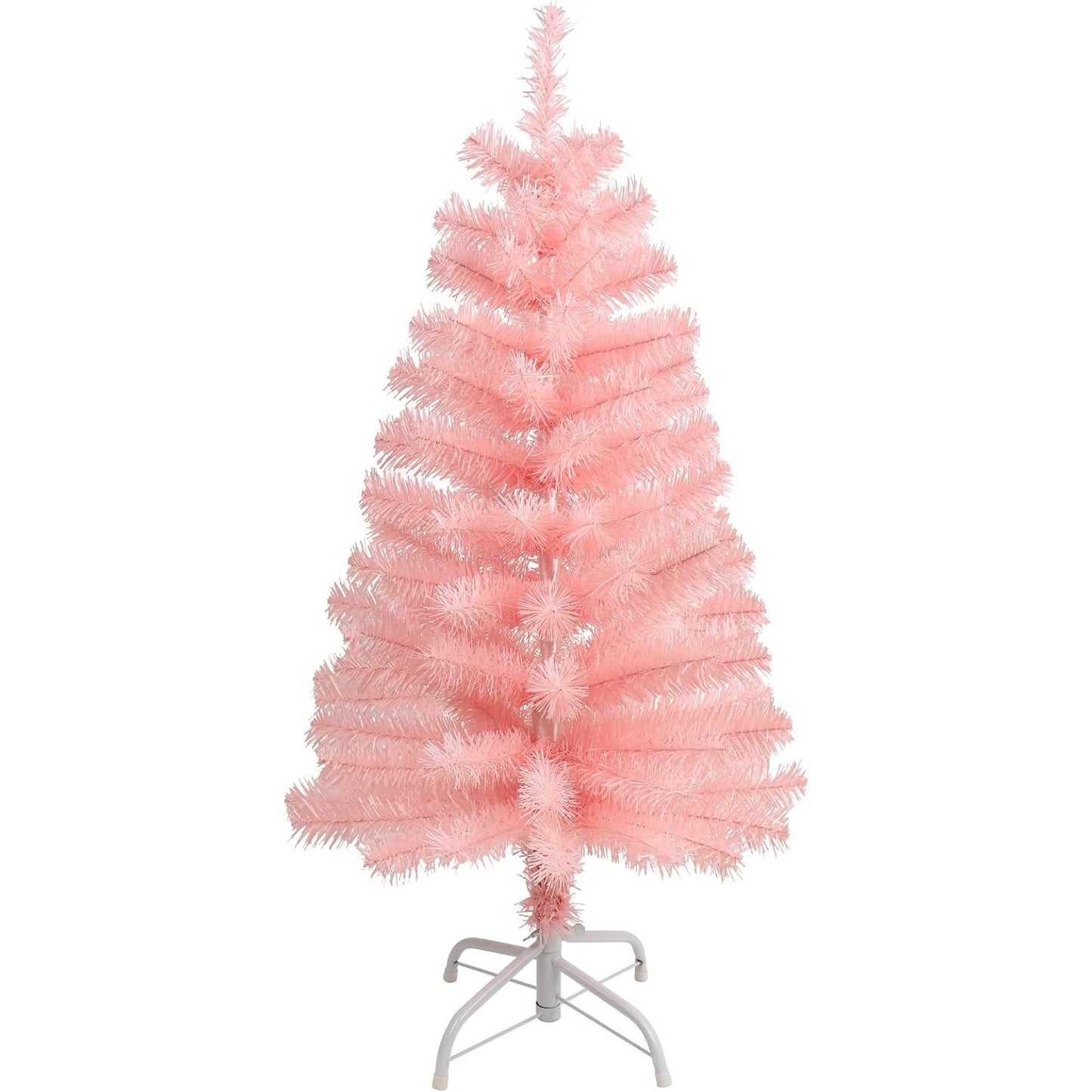 Roze Kunstkerstboom – Indoor & Outdoor Kerstdecoratie – 90cm / 180cm – Inklapbare Standaard – Seizoensgebonden Feestdecoratie