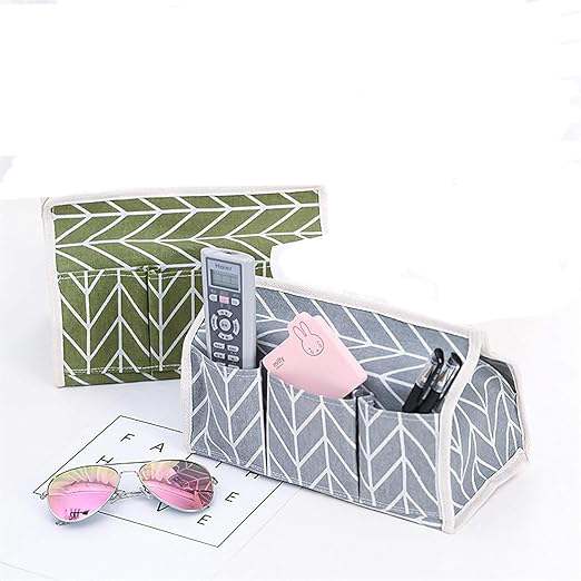 3 stuks - Moderne katoen, Linnen Tissuedoos - Creatieve Tissue Cover voor Huis en Kantoor - Multifunctioneel en Stijlvol - Ideaal voor Studentenflats en Desktopopslag