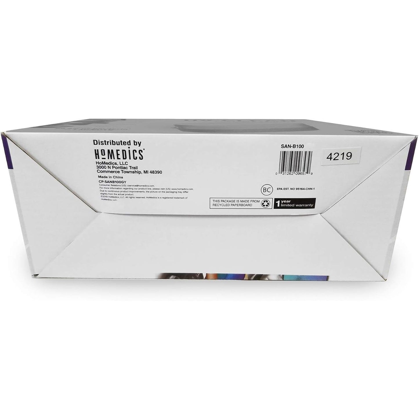 HoMedics UV C reiniger box - Ultrasoonreinigers – draagbare sanitizer met UV C LED – desinfectie box voor telefoon sieraden bril en accessoires – oplaadbare UV sterilizer met 4 LED lampen – compacte reinigingscase voor thuis en reizen