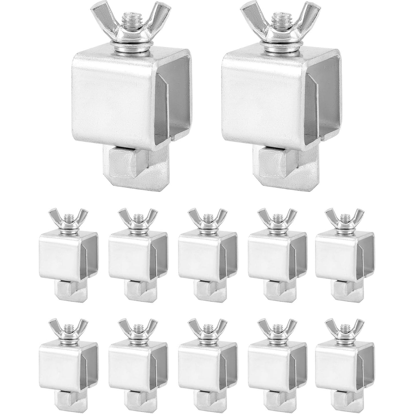 Set van 8 Las Klemmen - Vlinderklemmen voor Lassen, Lasaccessoires, Ideaal voor Plaatlassen, Carrosserieherstel en Andere Metaalbewerkingstoepassingen, Sterke Grip en Veilige Positionering van Werkstukken