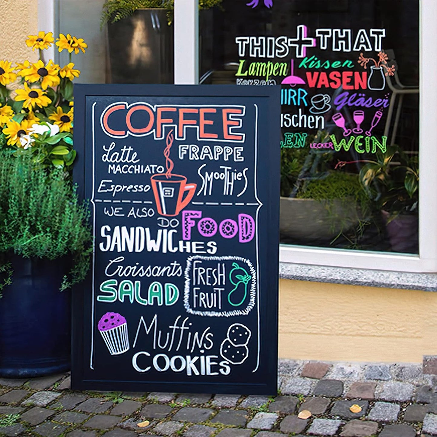 Veelzijdige Set van 12 Uitwasbare Krijt- en Raamstiften, Perfect voor Schoolbord, Ramen en Whiteboards - Inclusief Levendige Kleuren zoals Goud, Zilver, Zwart en Meer, Ideaal voor Creatieve Projecten en Decoratie