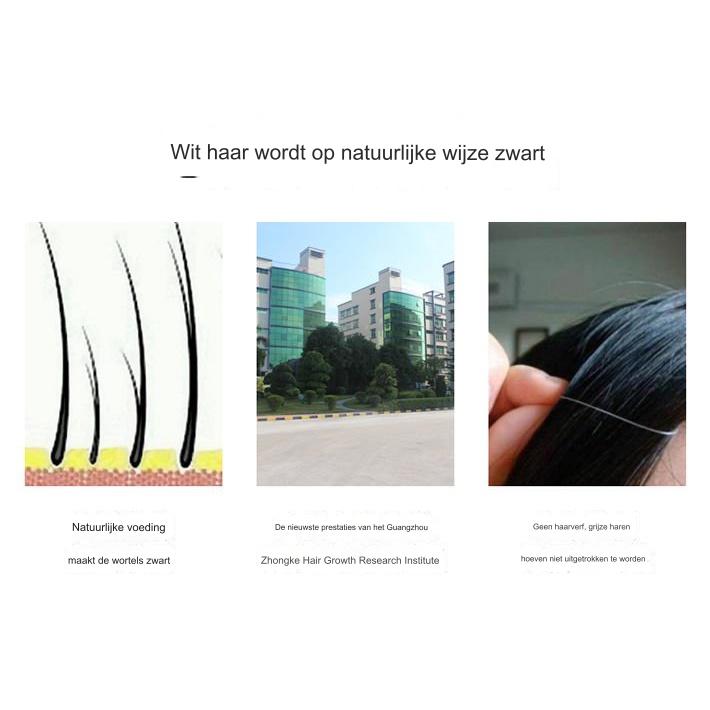 Revolutionaire UV Licht Haarkleur Veranderende Crème - Zwart Haar Creme - Natuurlijk Haarherstel, Anti-Grijs Haarformule met Plantenextracten - Transformeer Grijs naar Zwart met Polygonum Multiflorum & Annatto Zaad