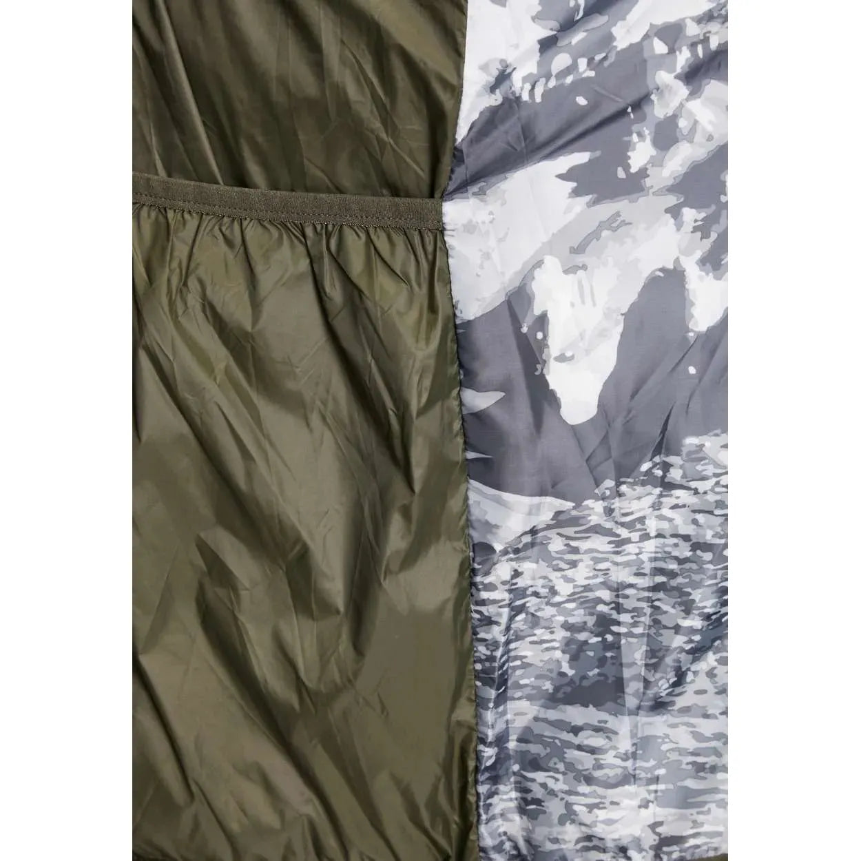 Black and Gold Chapelco Jas - Maat 44 / XS - Forest Night - Nylon Wetlook - Afneembare Capuchon - Digitale Bergprint Binnenkant - Maat EU44