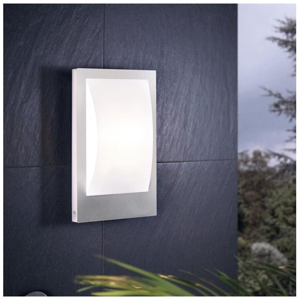 Casaya - Buitenwandlamp - Modern Design - 1 x E27 Fitting - Geschikt voor LED Lampen - 9W - 230V - IP44 - Chroom Afwerking - Weerbestendig - Ideaal voor Tuin en Terras