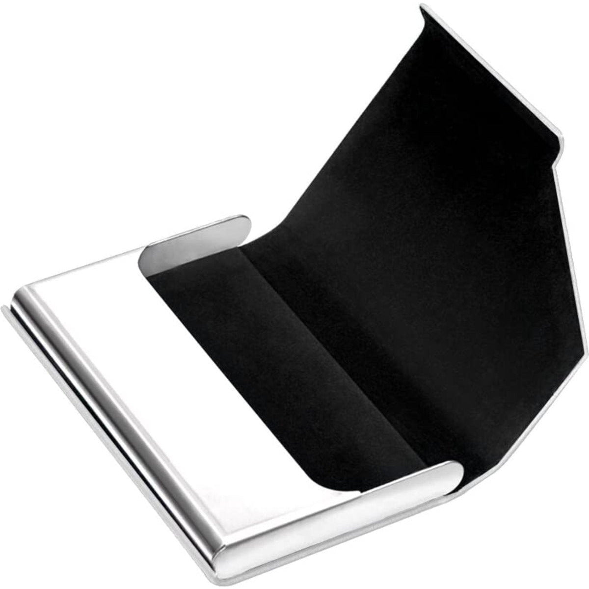 Beschermende Visitekaarthouder - Kaart Houder - RVS / PU-leer - MultifunctioneelCard Case - Creditcard Houder - ID Case - Unisex - Wit