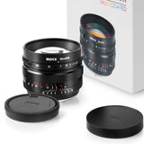 Meike 50mm f0.95 Groot Diafragma Handmatige Focus Lens - Compatibel met Fujifilm X Mount Mirrorless Camera’s - Ideaal voor X-T1, X-T2, X-T3, X-T4, X-T5, X-T10, X-T20, X-T100, X-T200, XPro1, X-S10 - Perfect voor Portret- en Nachtfotografie