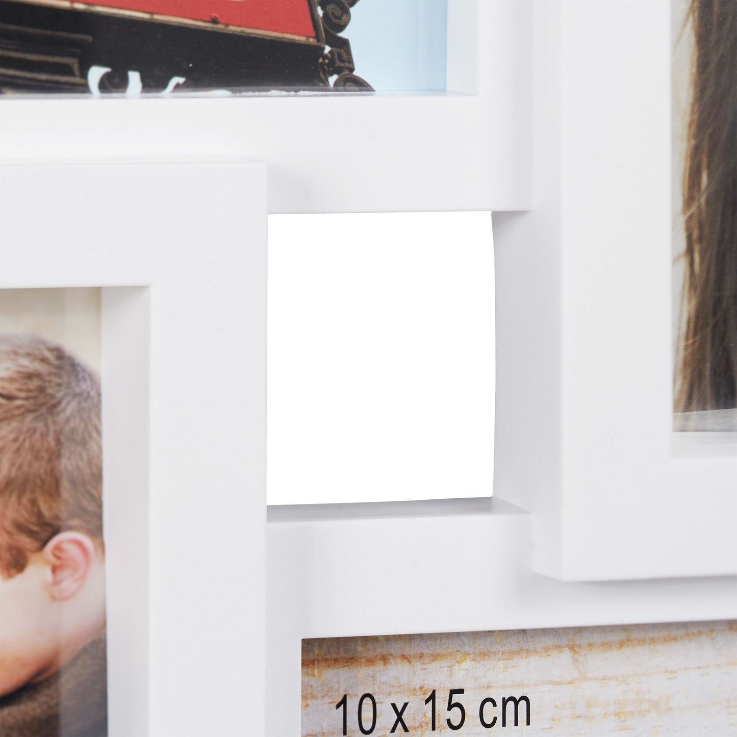 Fotocollage Lijst Voor 10x15 cm Foto's - Multi Fotolijst Collage - Fotolijst Meerdere Foto's - Collage Fotoframe - Wand Fotolijst Set - Kunststof Fotolijst Collage - Fotolijst Voor Familie Foto's - Horizontaal Of Verticaal Ophangen
