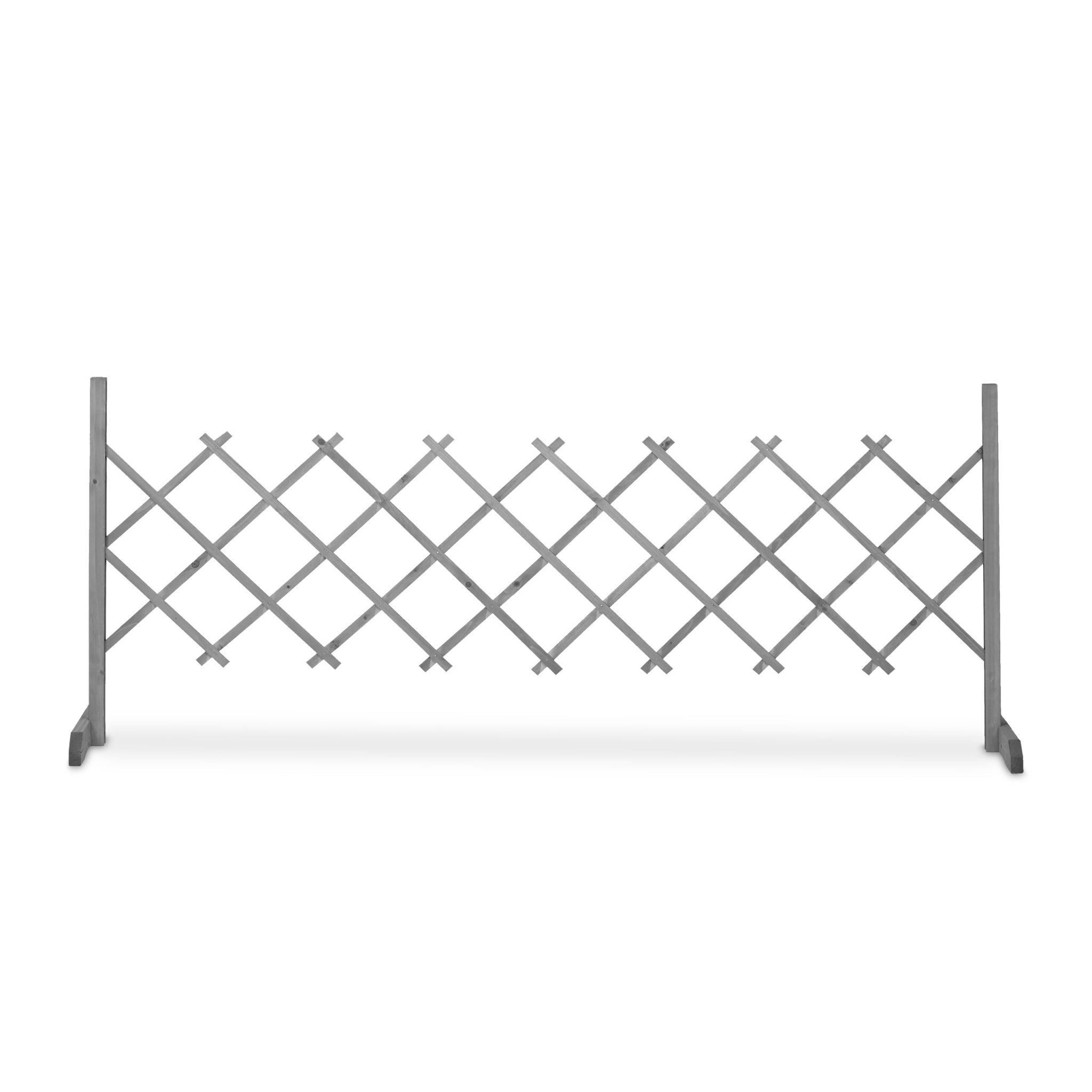 Vrijstaand Klimplantenrek Hout - Uitschuifbaar Plantenrek - Houten Trellis Rek - Harmonica Tuinrek - Planten Klimrek Voor Tuin Balkon Terras - Plantensteun Voor Klimplanten - Opvouwbaar Tuinrek - Dennenhout - Verstelbare Breedte - Staand Plantenrek