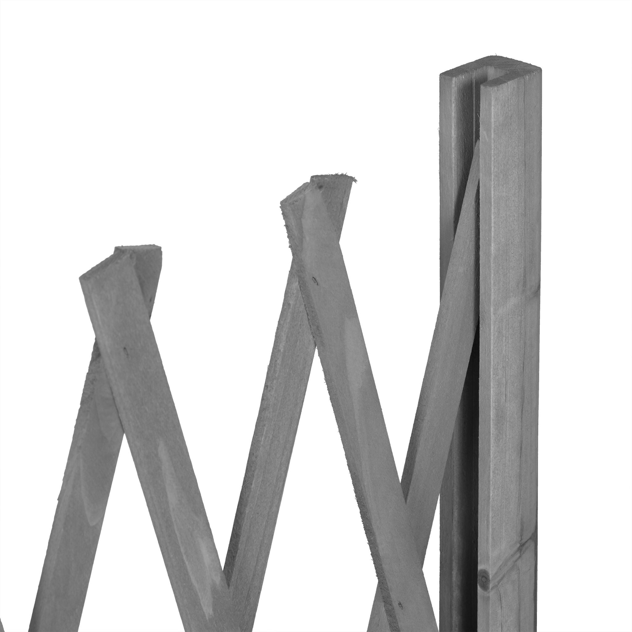 Vrijstaand Klimplantenrek Hout - Uitschuifbaar Plantenrek - Houten Trellis Rek - Harmonica Tuinrek - Planten Klimrek Voor Tuin Balkon Terras - Plantensteun Voor Klimplanten - Opvouwbaar Tuinrek - Dennenhout - Verstelbare Breedte - Staand Plantenrek