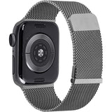 RVS | Milanese Vervangende Smartwatch Band | Stalen Magnetische Horlogeband | Stalen Bandvervanging van Roestvrij staal | Horlogeband Accessoires | Geschikt Voor Apple Watch | 42mm / 44mm /45mm | Zwart