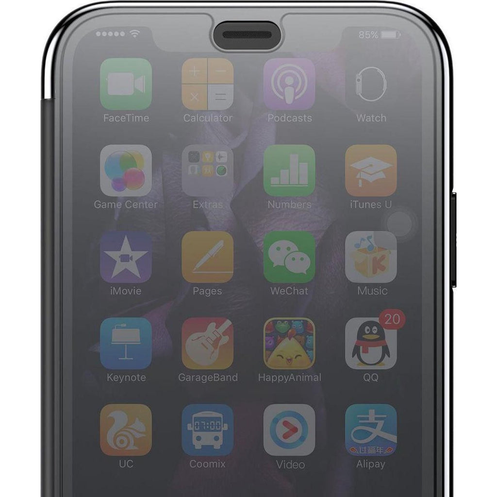 Flip Cover voor Apple iPhone Xs Max - Zwart