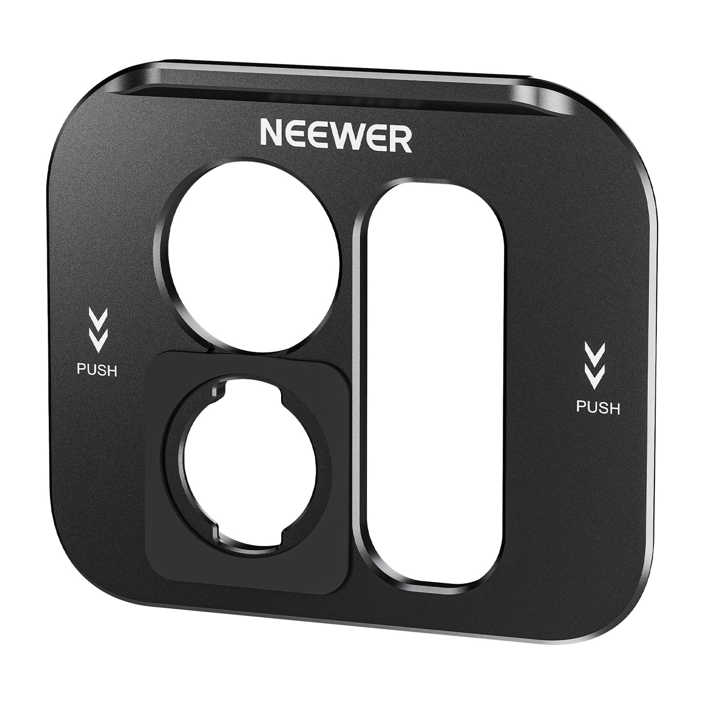 Neewer - Metalen Videocage voor iPhone 15 Pro - Bescherming & Verbeterde Vlog Ervaring - Compatibel met MagSafe & PA010 - Geen Montage Nodig - Lichtgewicht Aluminium & Rubber - Inclusief 67MM Filter- & 17MM Lenshouder - PA023
