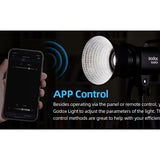 2 Delig - Godox SL60IIBI Bi-Color LED Studiolampen Set - 2800K-6500K - Professionele Video- en Fotografieverlichting - Bowens Mount - Incl. 2x Softbox 60x90 cm met Raster, 2x Lichtstatief en Draagtassen - SL60IIBI KIT2