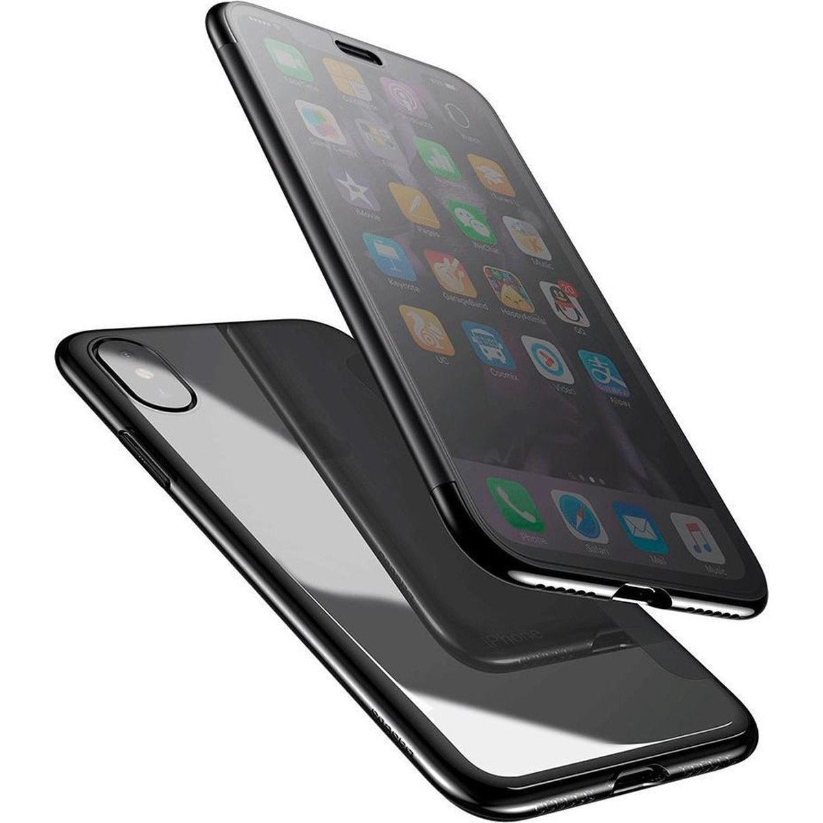 Baseus Flip Cover voor Apple iPhone Xs Max - Zwart