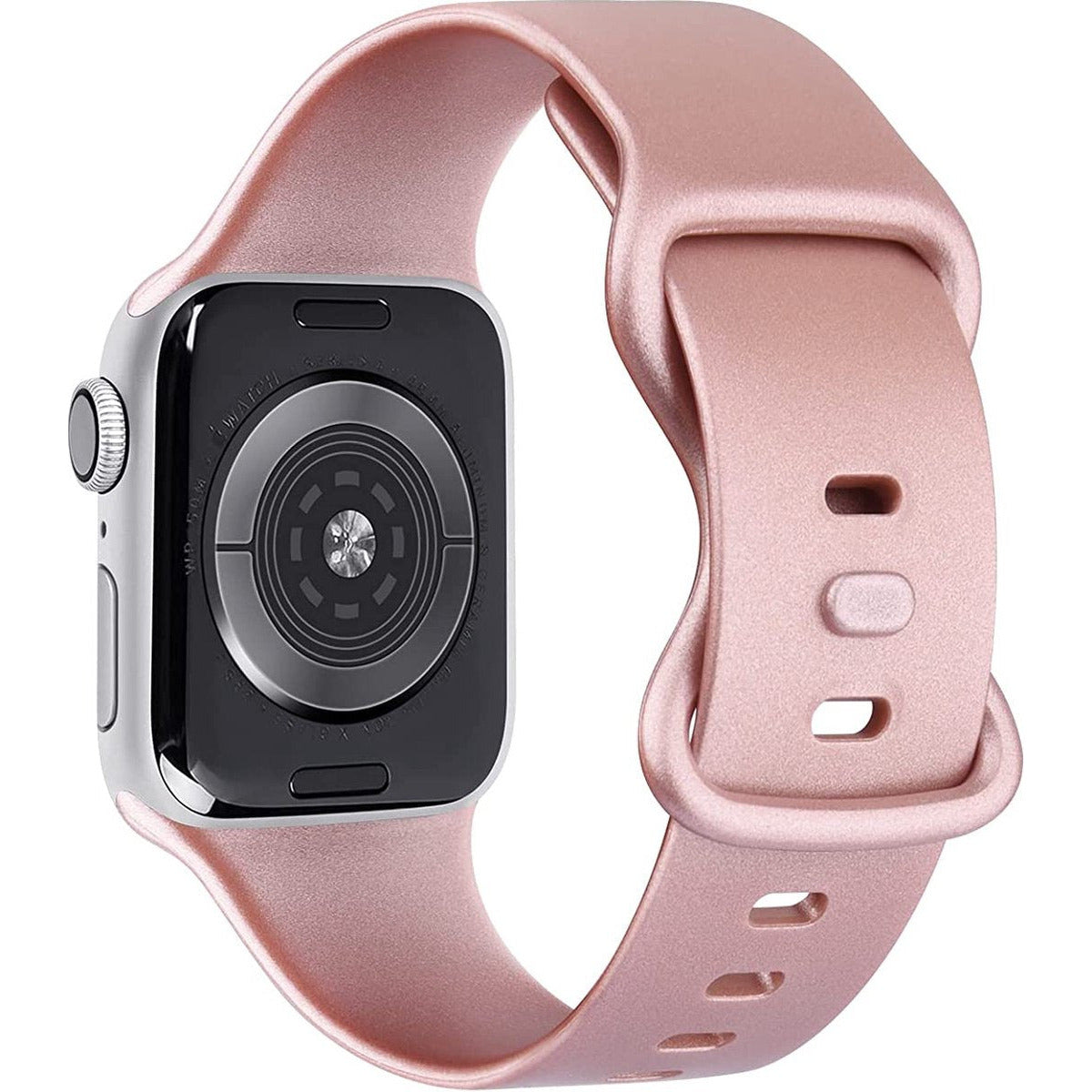 Vervangende Siliconen Sportband - Geschikt Voor Apple Watch - 42mm, 44mm, 45mm - Siliconen Fitness Bandje - Ademend - Comfortabel - Waterdicht - Geschikt voor Apple Watch Series 8, 7, 6, 5, 4, 3, 2, 1, SE