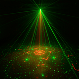GIGI L’aserstino - LED Discolamp met Laserlicht Effecten - Feestverlichting met Lasereffecten - Multicolor Discobal met LED- en Laserverlichting - Draagbare Disco Lichtshow - Partyverlichting met LED en Laser - Lichteffecten voor Feesten en Evenementen
