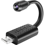 Flexibele Mini IP-Camera WiFi - 360 Graden Detectie - USB Gevoed - SD Kaart Uitbreidbaar - Ideaal voor Thuis, Kantoor, Slaapkamer, Woonkamer - Met Smart Herkenning en Hoge Resolutie Lens - Zwart