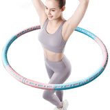 6-Delige - Gewogen Fitness Hula Hoops voor Volwassenen - Vulbaar Hoela Hoep - Fitness & Buikspiertraining - Afneembare Hoepel - Gemakkelijk te Monteren - 94cm Diameter