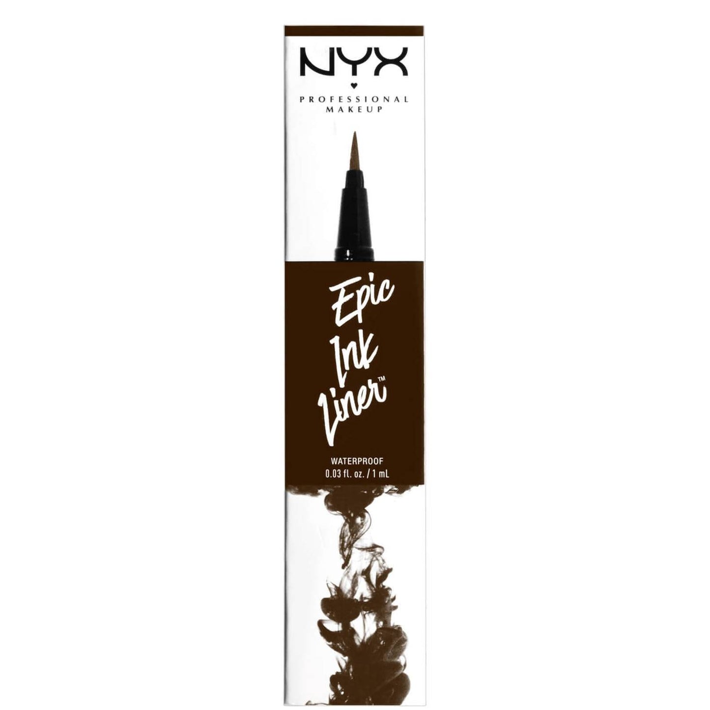NYX Waterdichte Viltstift Eyeliner in Zwart of Bruin - Intens Gepigmenteerd - Vegan Formule - Langhoudend - Geschikt voor Alle Oogkleuren - Eenvoudig Aan te Brengen en Veegvast