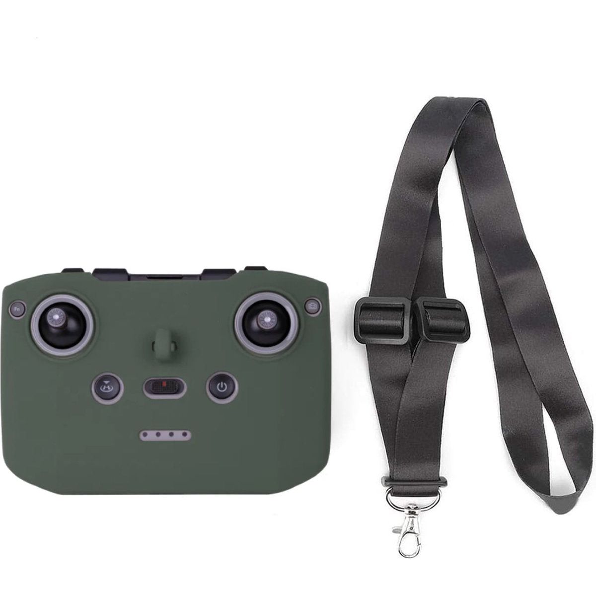 Siliconen Beschermhoes met Lanyard Strap - Beschermende Sleeve - Geschikt voor Controllers Van Mavic 3/Air 2S/Mini 2/Mavic Air 2 - Afstandsbediening Hoes - Groen