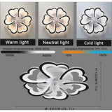 LuxiLamps Moderne Kroonluchter Plafondventilator – Smart Dimbare LED Lamp met Afstandsbediening & App – Kristal Ontwerp – 105 cm – Chroom