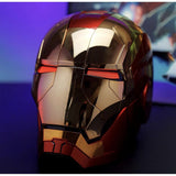 Iron Man MK 5 Helm - Draagbare Superheld Helm met Jarvis Voice &amp; Touch/Remote Bediening - Cosplay en Verzamelstuk - Gouden ABS Metalen Uiterlijk - Perfect voor Halloween, Verjaardag en Kerst