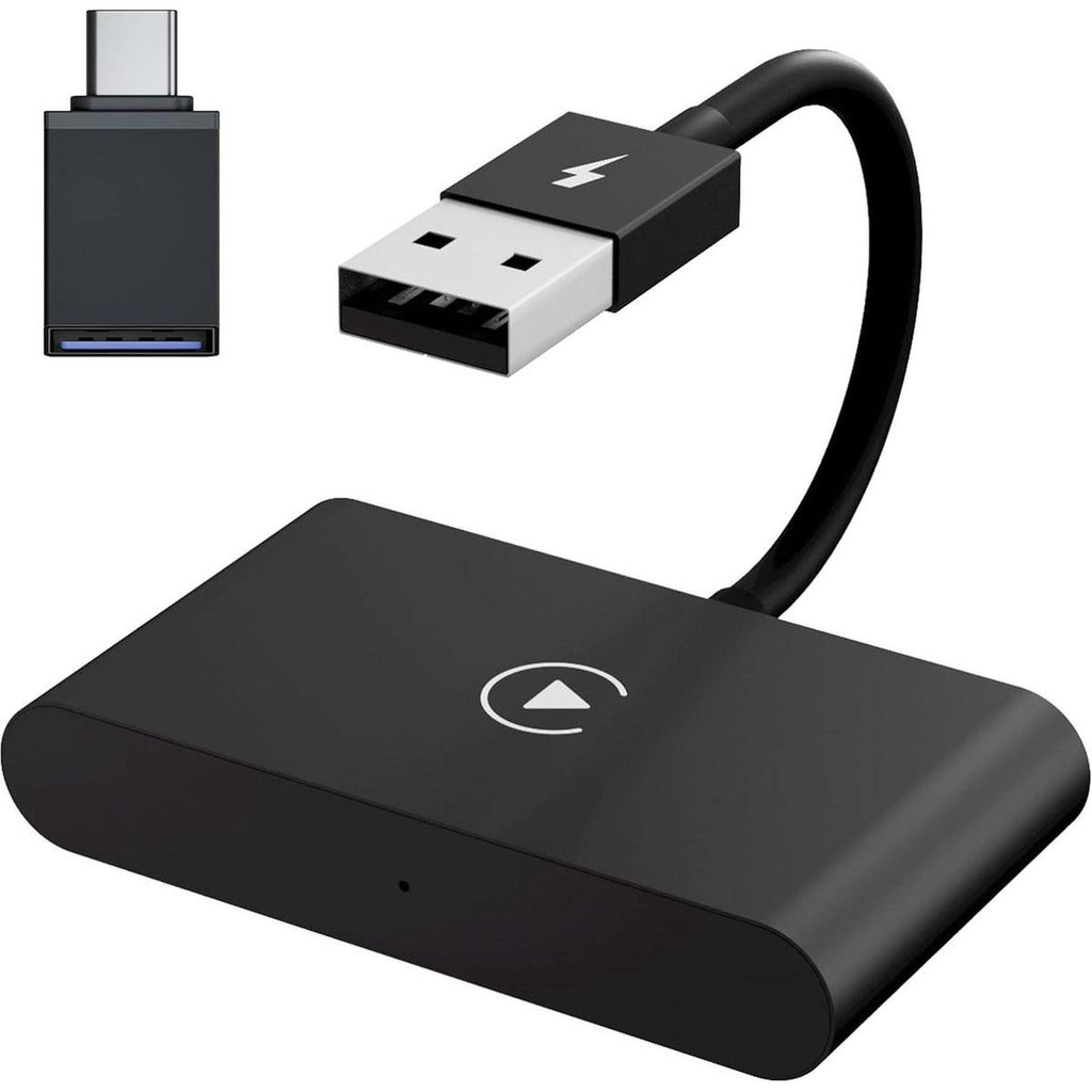 Draadloze CarPlay Adapter voor iPhone – 5GHz WiFi & Bluetooth – Automatische Verbinding, Plug & Play Wireless Apple CarPlay Dongle – Geschikt voor Auto’s vanaf 2017 &amp; iOS 10 of hoger – Snel, Compact & Stabiel – Voor Navigatie, Muziek & Spraakbesturing