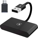 Draadloze CarPlay Adapter voor iPhone – 5GHz WiFi & Bluetooth – Automatische Verbinding, Plug & Play Wireless Apple CarPlay Dongle – Geschikt voor Auto’s vanaf 2017 &amp; iOS 10 of hoger – Snel, Compact & Stabiel – Voor Navigatie, Muziek & Spraakbesturing