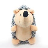 Schattige Hedgehog Puppy Chew Knuffel met Pieper - Grijs - Zachte Pluche voor Kleine Honden - 16x11x7cm - Duurzaam en Perfect voor Speeltijd en Knuffelen