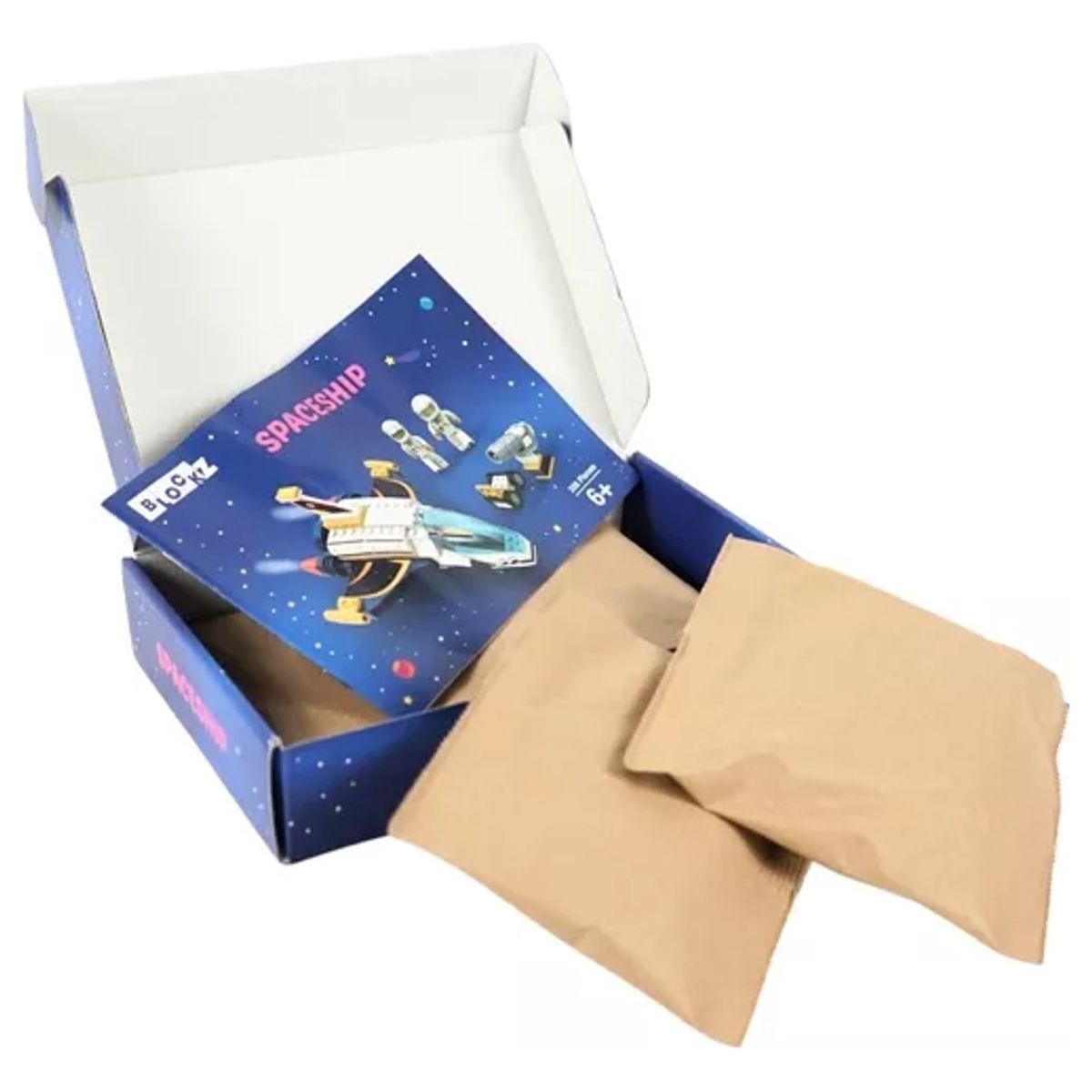 Bouwpakket Ruimteschip – 208-delige Bouwset – Compatibel Bouwstenen voor Kinderen & Volwassenen – Modelbouw Spaceship – Creatieve Set met Gedetailleerde Onderdelen – DIY Constructie Speelgoed