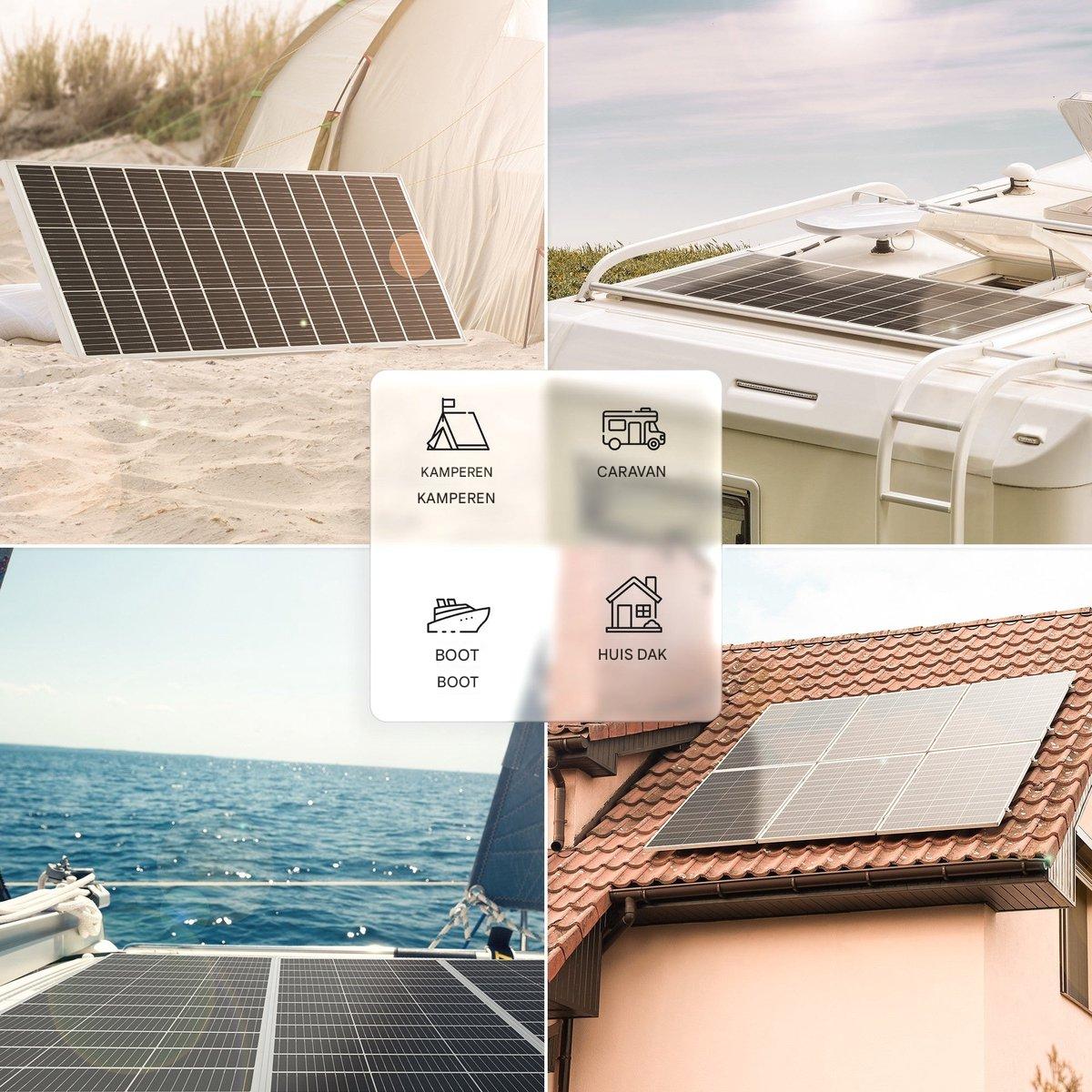 Yangtze 150W Zonnepaneel - Monokristallijn Solar Panel - Fotovoltaïsche Zonnemodule - Zonnepaneel voor Off Grid Systeem - Weerbestendige Zonne Energie Module - Compact Zonnepaneel voor Camper Boot Dak Installatie