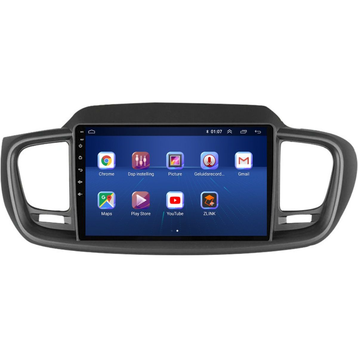 Android Head Unit voor Kia Sorento (2015–2020) – 2K QLED Display, 12GB RAM / 256GB SSD, CarPlay & Android Auto – Inclusief Full HD DVR met ADAS
