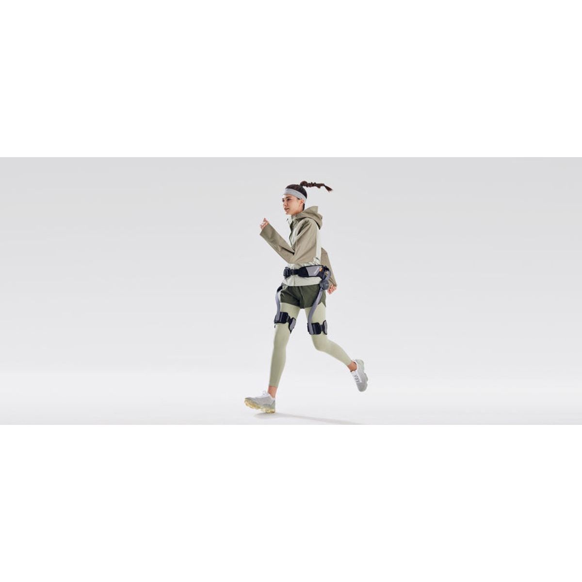 Hypershell X Pro exoskelet – AI aangedreven wandel exosuit – draagbaar bewegingsondersteunend systeem – 1000W motor – 30 km bereik – lichtgewicht carbon titanium frame – outdoor mobiliteit systeem voor wandelen fietsen en klimmen
