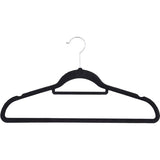 50x Anti-Slip Kledinghangers met Broeklat – Zwart | Dun, Ruimtebesparend &amp; Duurzaam – Voor Kleding, Broeken &amp; Jasjes
