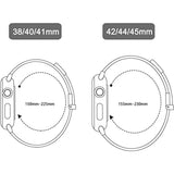 2 Stuks | RVS | Milanese Vervangende Smartwatch Band | Stalen Magnetische Horlogeband | Stalen Bandvervanging van Roestvrij staal | Horlogeband Accessoires | Geschikt Voor Apple Watch | 42mm / 44mm / 45mm | Zilver / Zwart