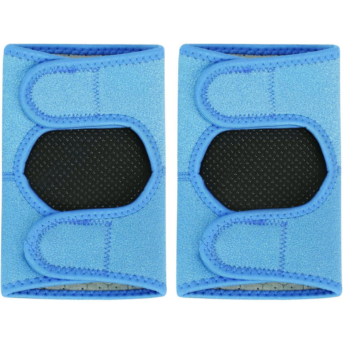 Sportieve Brace Met Kniebeschermers voor Kinderen - Anti-slip Patella Ondersteuning met Extra-dikke Rubberen Pad - Perfect voor Gymnastiek, Skateboarden, Fietsen en Dansen - Leeftijd 12-14 Jaar - Blauw