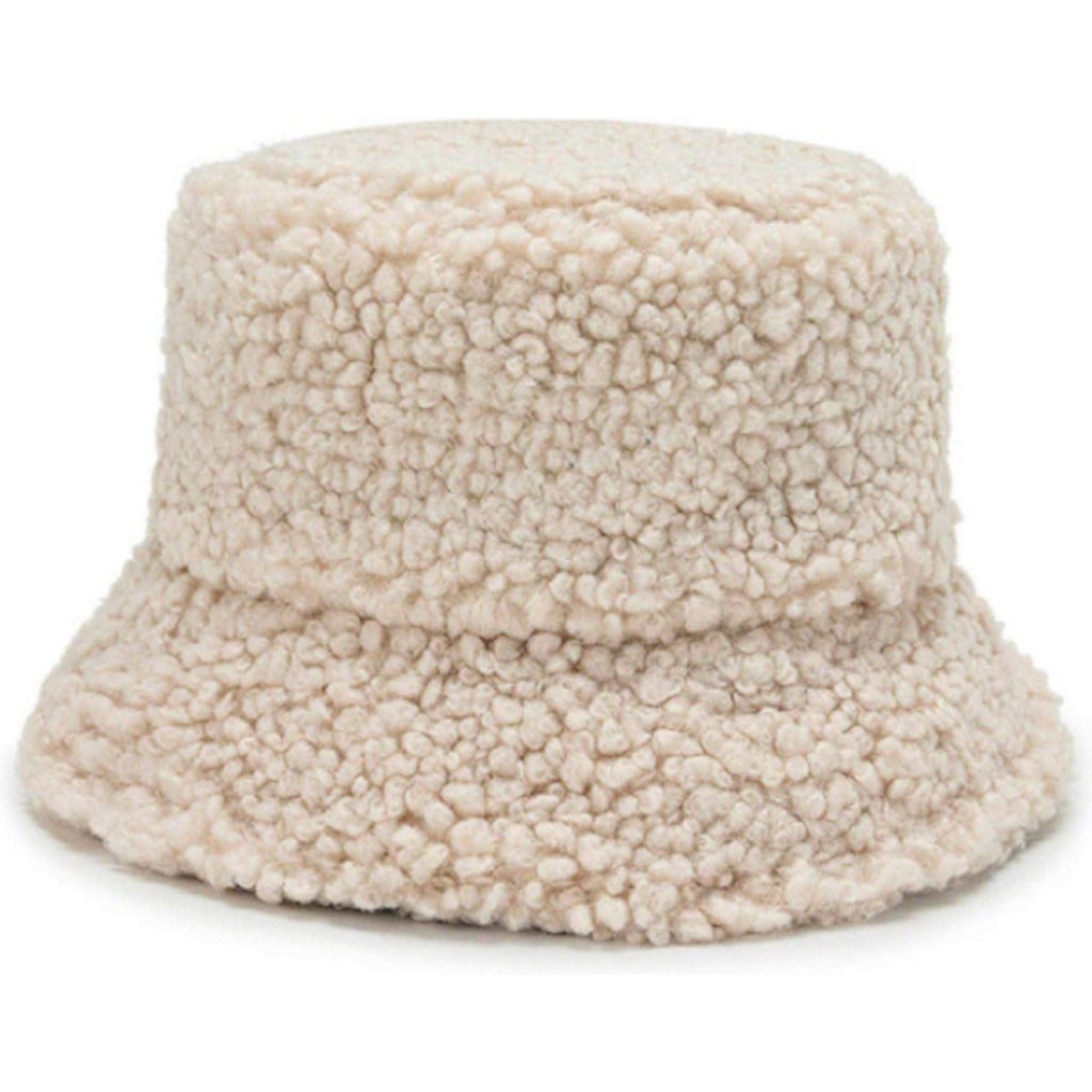 Stijlvolle Winter Bucket Hoed voor Vrouwen - Warme Teddy Fleece Hoed - Voor Outdoor en Dagelijks Gebruik - Verstelbaar