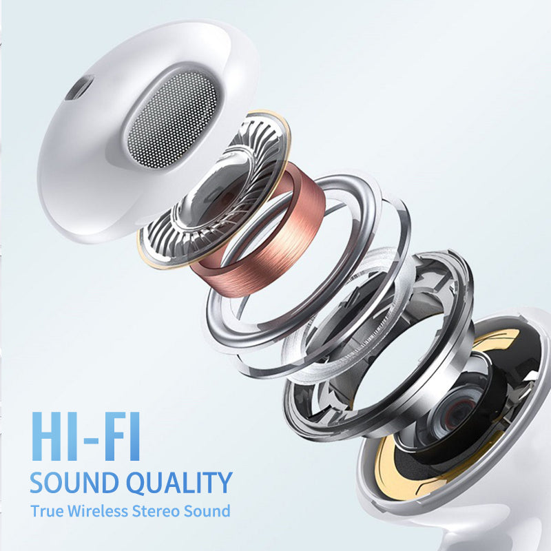 Inphic - X16 Bluetooth Headset - TWS Koptelefoon - Draadloze Hoofdtelefoon - Oordoppen - Earbuds - IPX7 Waterdicht - HiFi Geluid - Lange Batterijduur - Met Microfoon - Zwart