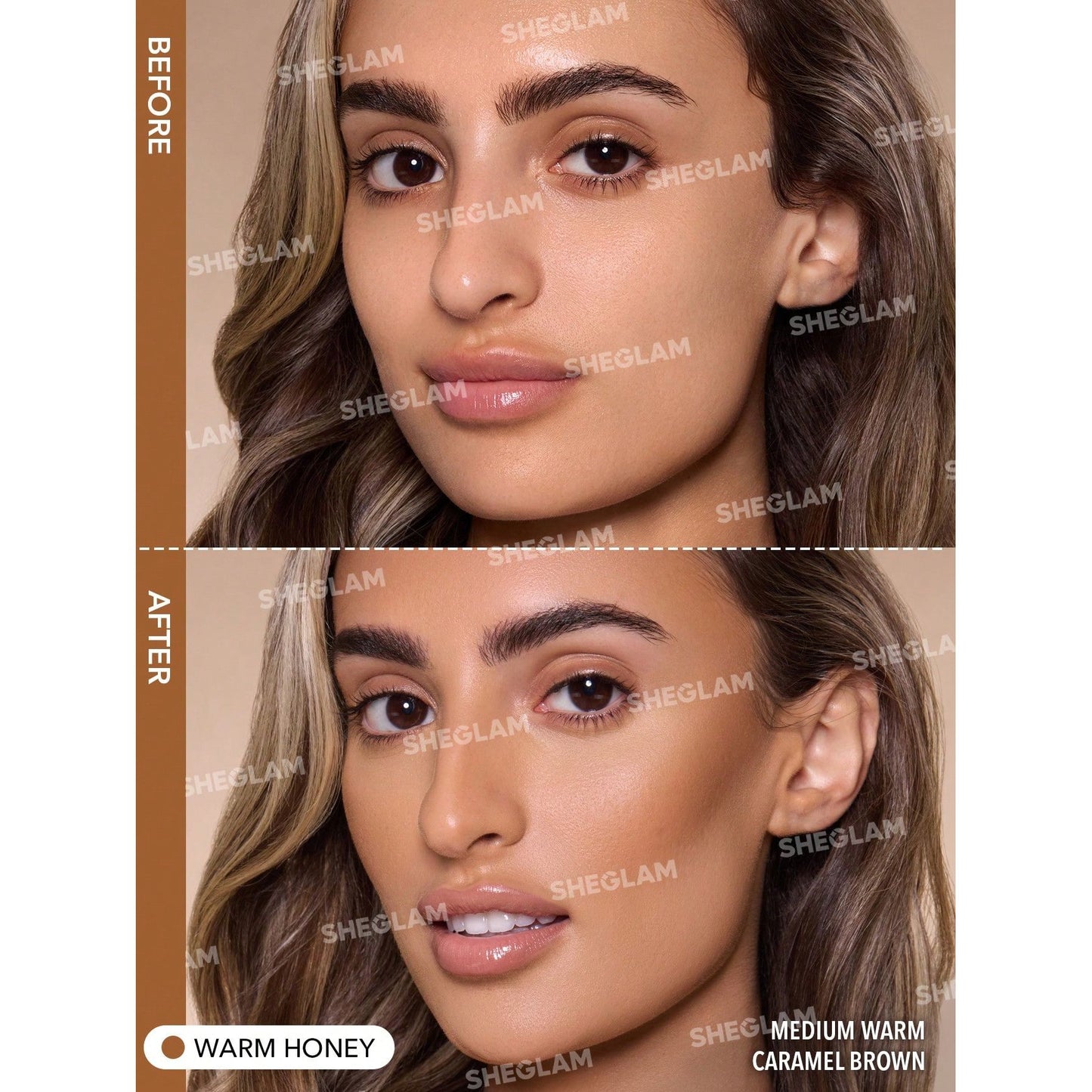 2 stuks SHEGLAM Vloeibare Contour – Sun Sculpt Soft Tan – Langhoudende &amp; Hoog Gepigmenteerde Contour – Vloeibare Bronzer Voor Gezicht – Super Blendbare Formule Voor Een Zonnige Gloed – Sculpt &amp; Snatched Effect Voor Dagelijks Gebruik