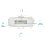 Draagbare Microchip Scanner - voor-Huisdieren - Compatibel met ISO - 15 Cijferige Chips - Groot LCD Scherm - Temperatuur Weergave - Leest alle FDX-B 15-cijferige Microchips - EU Standaard