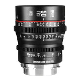 Meike Prime 50mm T2.1 Cine Lens - Ontworpen voor Super 35 Frame Cinema Camera's - Compatibel met BMPCC 6K - Uitstekende Beeldkwaliteit en Bokeh - Duurzaam en Betrouwbaar voor Professioneel Gebruik - Handmatige Focus voor Precieze Controle