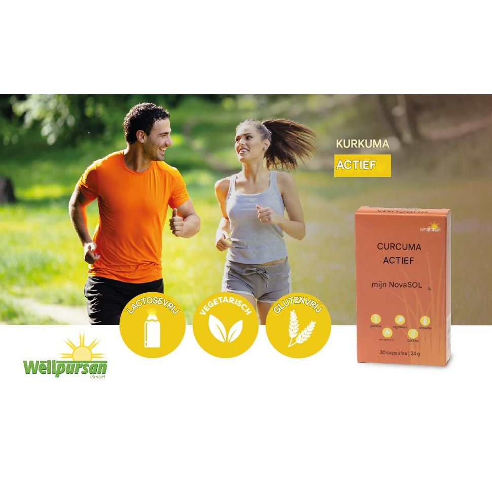 Wellpursan Curcuma Active (60 Capsules) – Hoogwaardige Kurkuma Capsules met BCM-95® – 7x Betere Opname, 100% Natuurlijk, GMO- en Glutenvrij