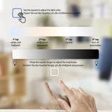 LED Badspiegel 80 x 60 cm – Aquamarin Wandspiegel Met Verlichting – Touchschakelaar / Digitale Klok – Dimbare LED Verlichting In Warmwit, Neutraal En Koudwit – 4 mm Dik Vochtbestendig Glas – 15 W – 120 LEDs – Spiegel Met Licht Voor Badkamer Of Kleedruimte
